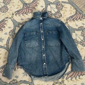 NWT ANINE BING DENIM SHIRT